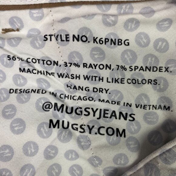 Mugsy Jeans Belmonts Chino Pants Men's 40 x 30 Measures 41 x 29.5 Brown Tan - Picture 10 of 15